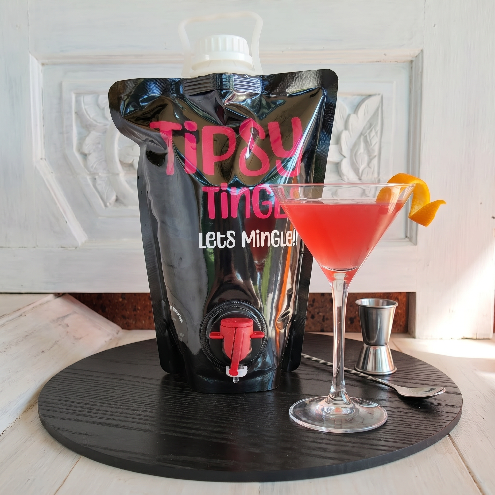 Cosmopolitan Cocktail Party Bag with refreshing cranberry and citrus cocktail