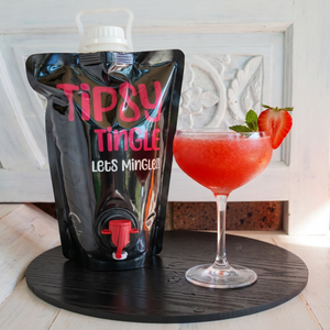 Strawberry Daiquiri Cocktail Party Bag with refreshing strawberry cocktail