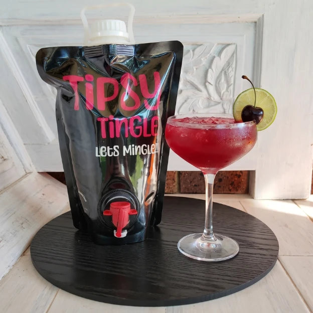 Cherry Daiquiri Cocktail Party Bag with refreshing cherry cocktail