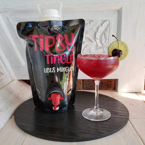 Cherry Daiquiri Cocktail Party Bag with refreshing cherry cocktail