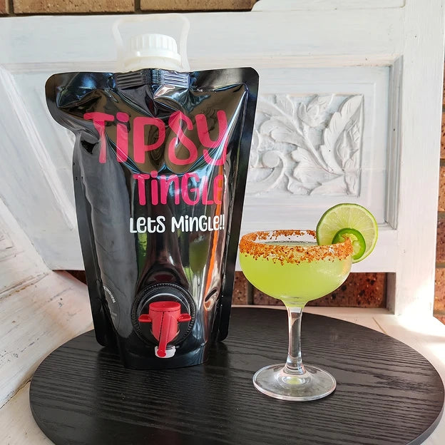 Spicy Margarita Cocktail Party Bag with refreshing citrus cocktail and chilli rim